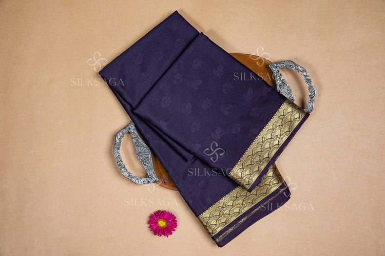 Art Silk Purple Saree